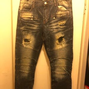 Embellish men’s jeans